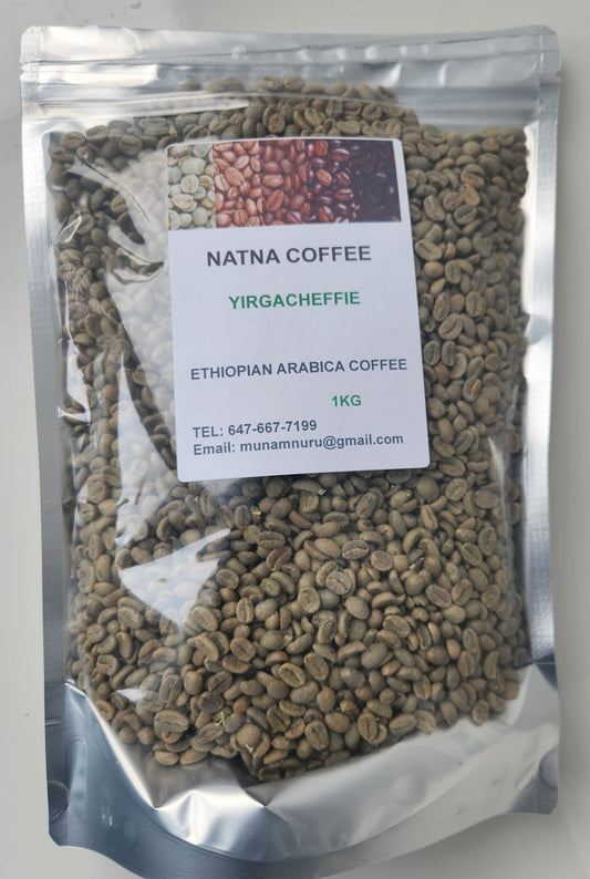 Ethiopian Arabica Yirgacheffei Green Coffee